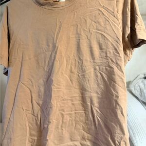 H&M women’s Beige Short Sleeve Tee